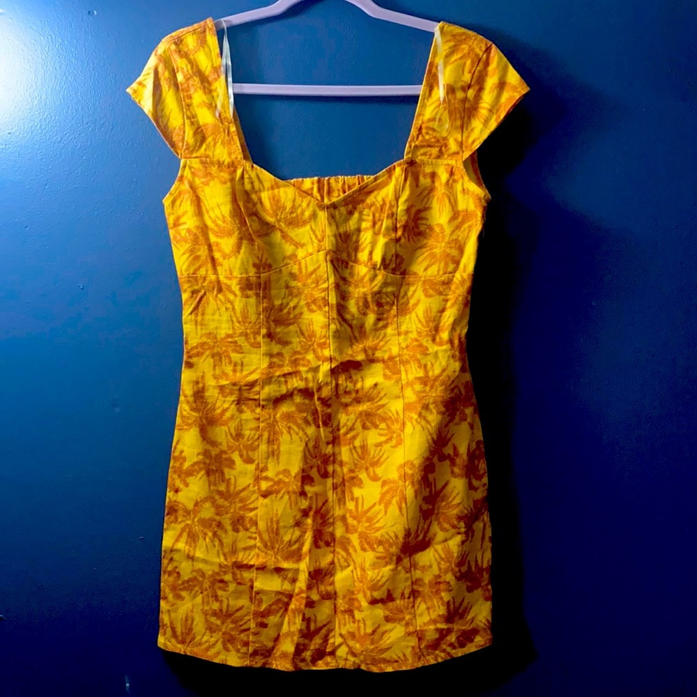 3 Ena yellow casual dress